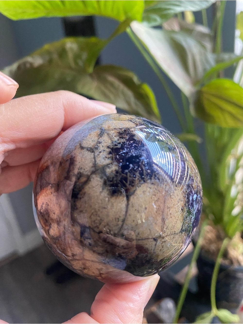 Ocean Jasper Crystal Sphere